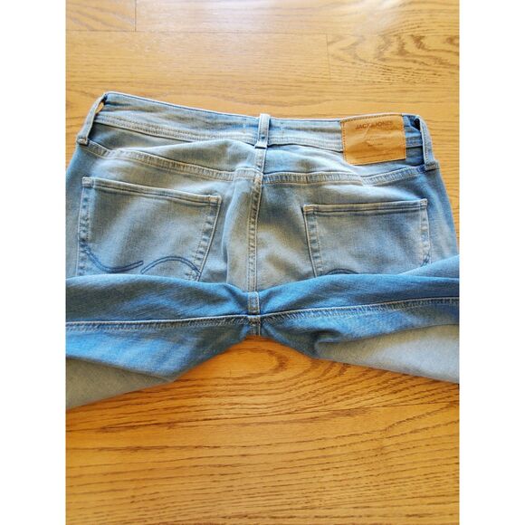 JACK & JONES 12166845 Skinny/Liam Jeans 34/32 But Inseam About 30.6 EUC - Picture 8 of 13